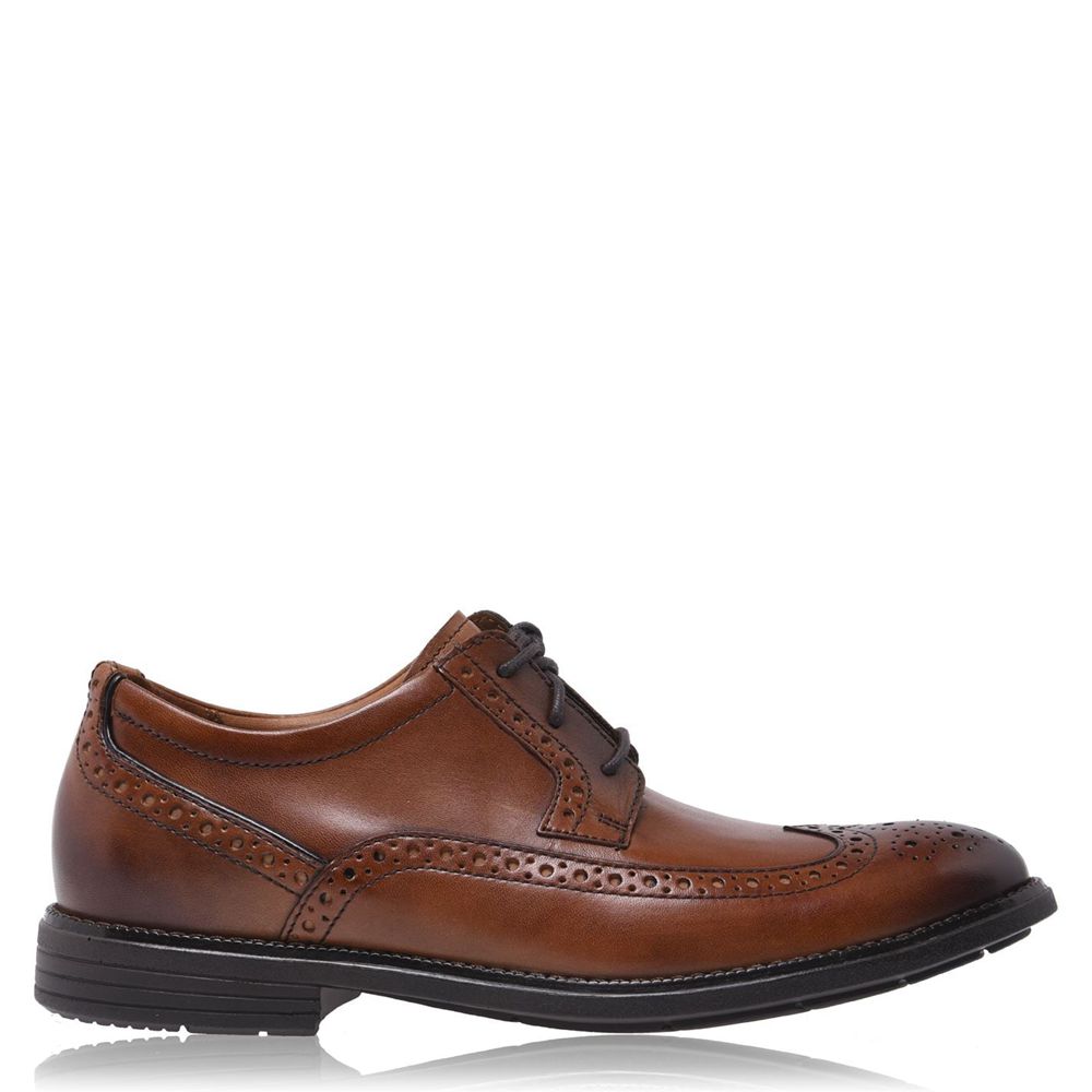 Rockport Madison - Mens Dress Shoes - Cognac - NZ (PQH-412730)